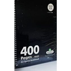 Worldone A4 Ruled 6 Subject Spriral Notebook 400pgs